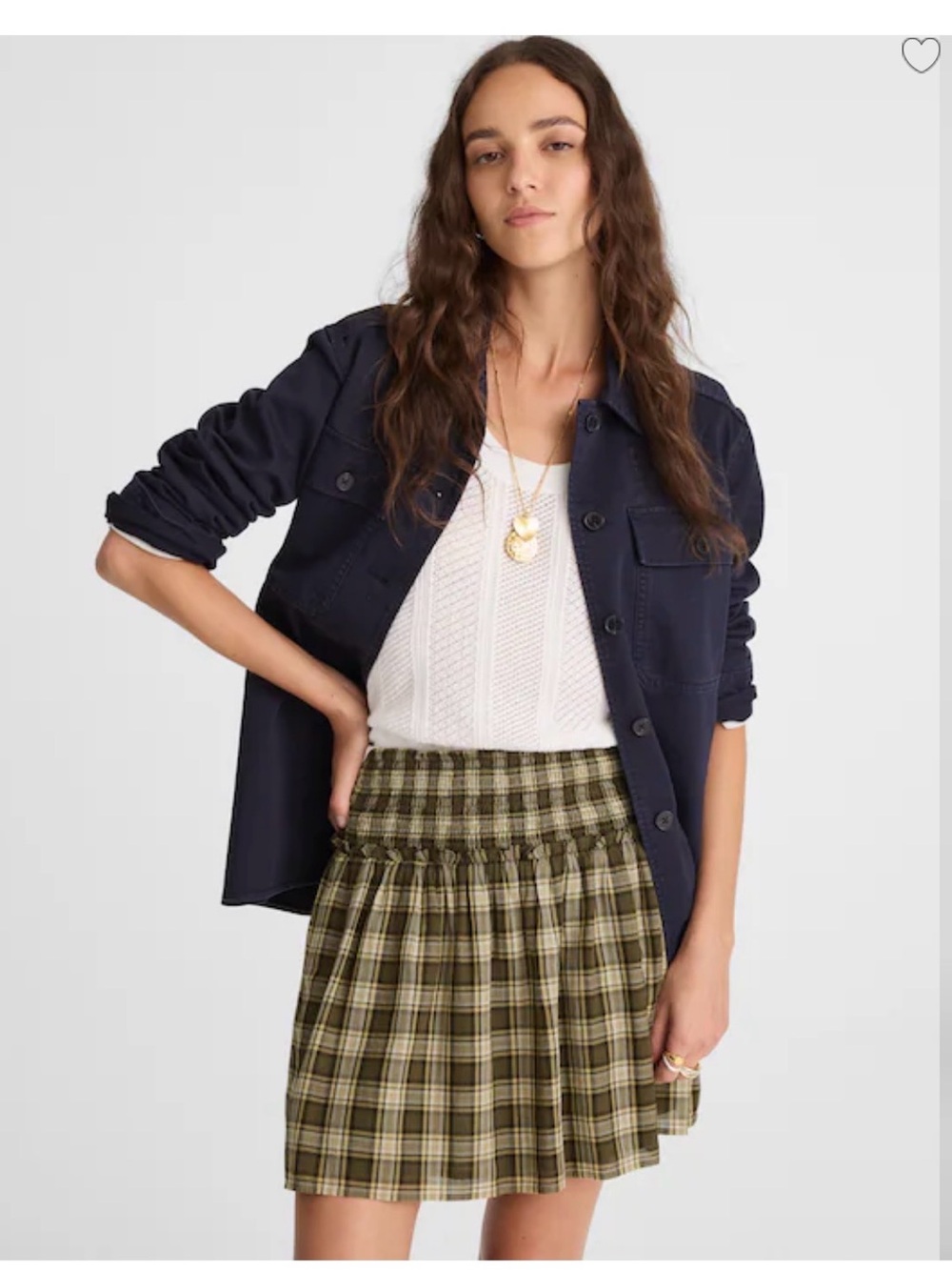 Madewell NWT plaid skirt Medium